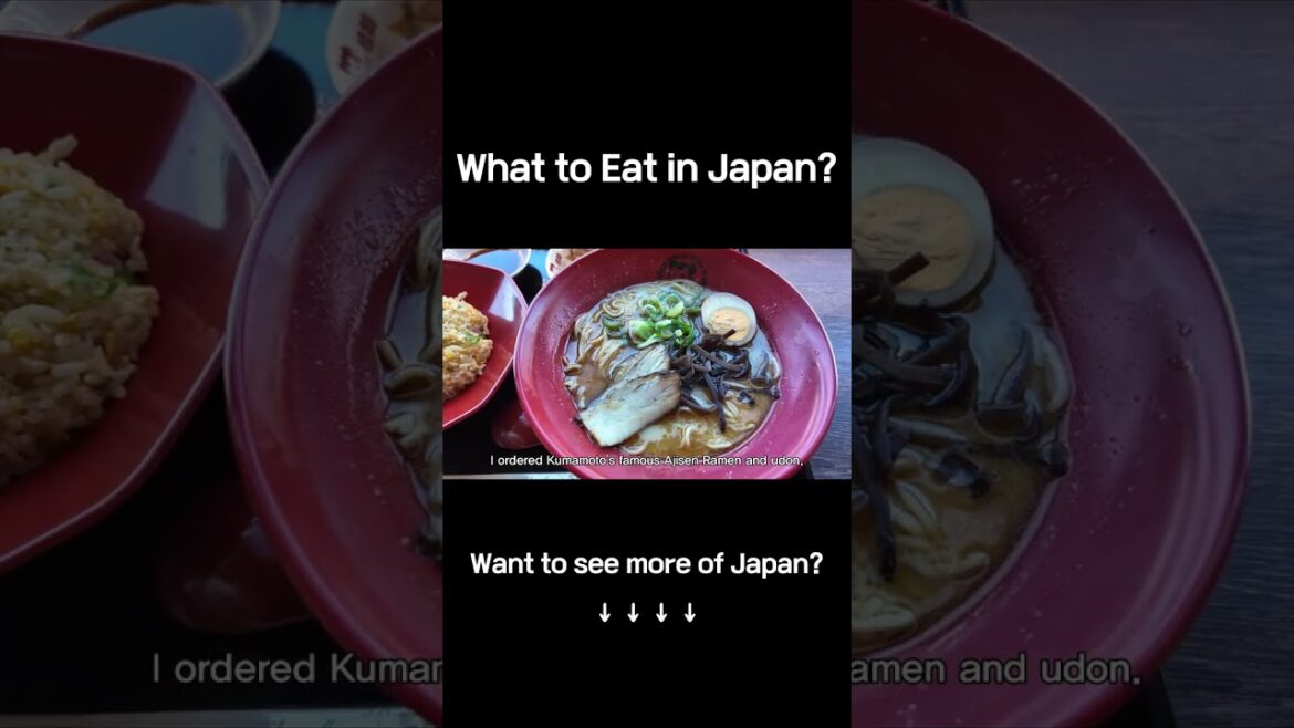 You can't miss this ramen in Kumamoto! Rich flavor & perfect noodles! #KumamotoFood #JapanRamen