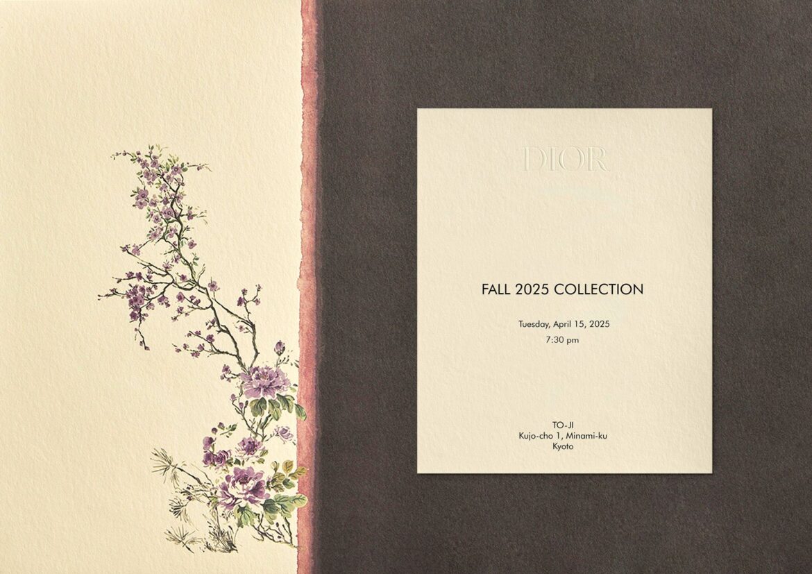 Watch The Dior Fall/Winter 2025 Show Live From Kyoto Dior will stage its Fall/Winter 2025 show in Kyoto, Japan on 15 April—watch the livestream below