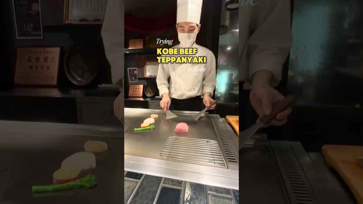Listen to the sound of Kobe beef 🤤