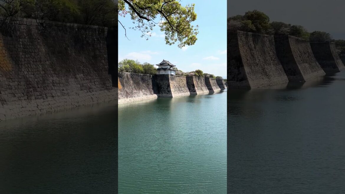 As Muralhas do Castelo de Osaka | Um Tesouro Histórico do Japão #osaka #castelodeosaka