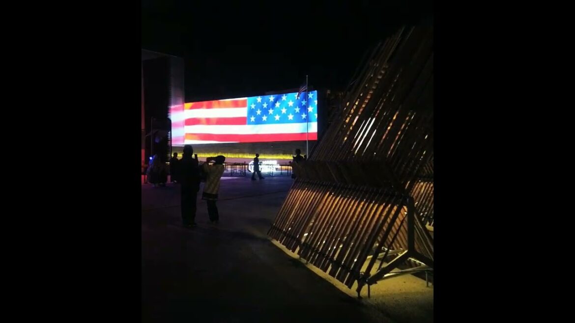 大阪関西万博、開幕初日の終了間際のフランス館からアメリカ館へ #大阪関西万博