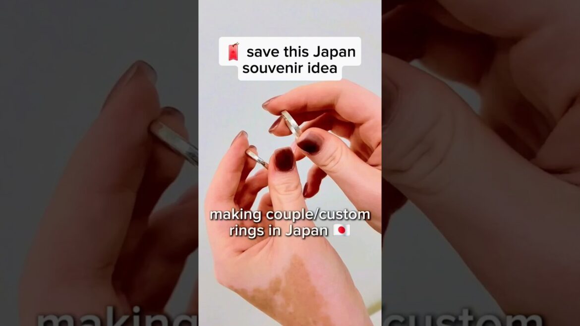 Custom Rings, Anyone 👀? Save Idea For Your #japan Trip! #japantravel #kyoto #kyototrip #rings #diy