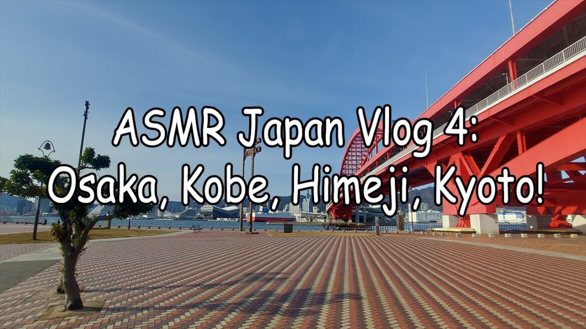 ASMR Solo Japan Vlog 4: Osaka, Kobe, Himeji, Kyoto