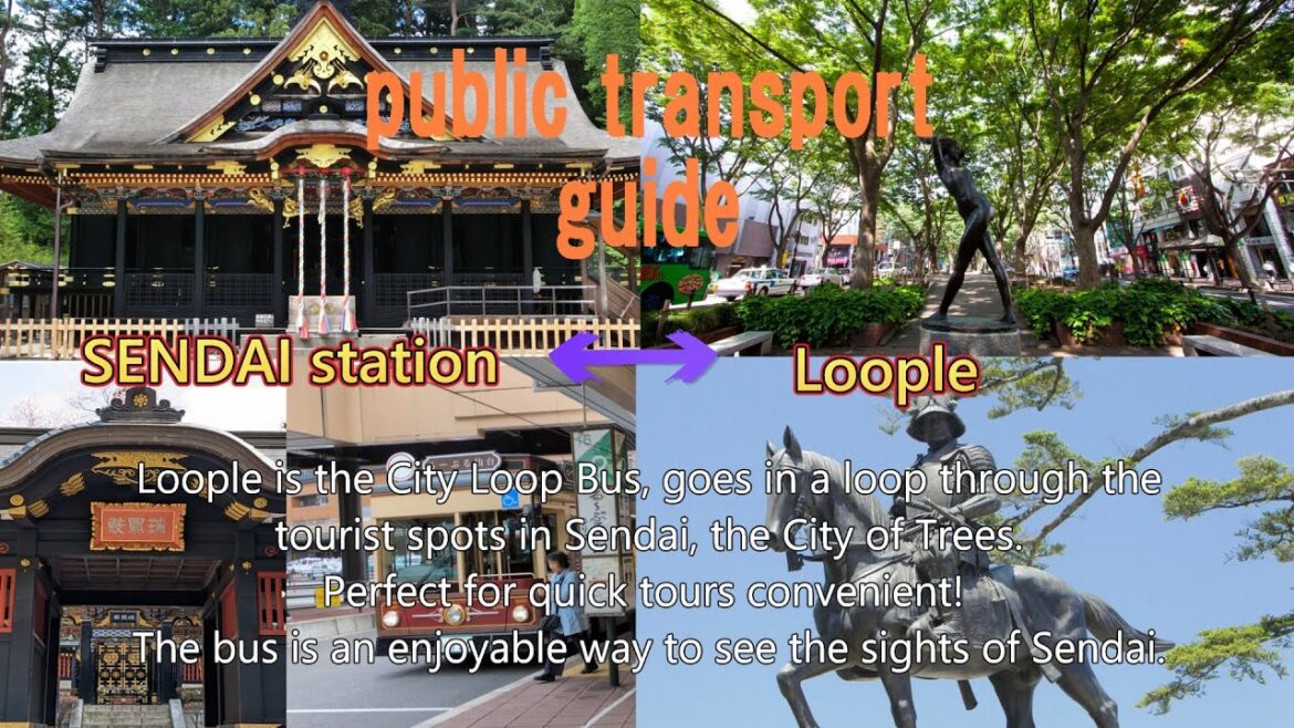 PUBLIC TRANSPORT GUIDE SENDAI station transfers Loople