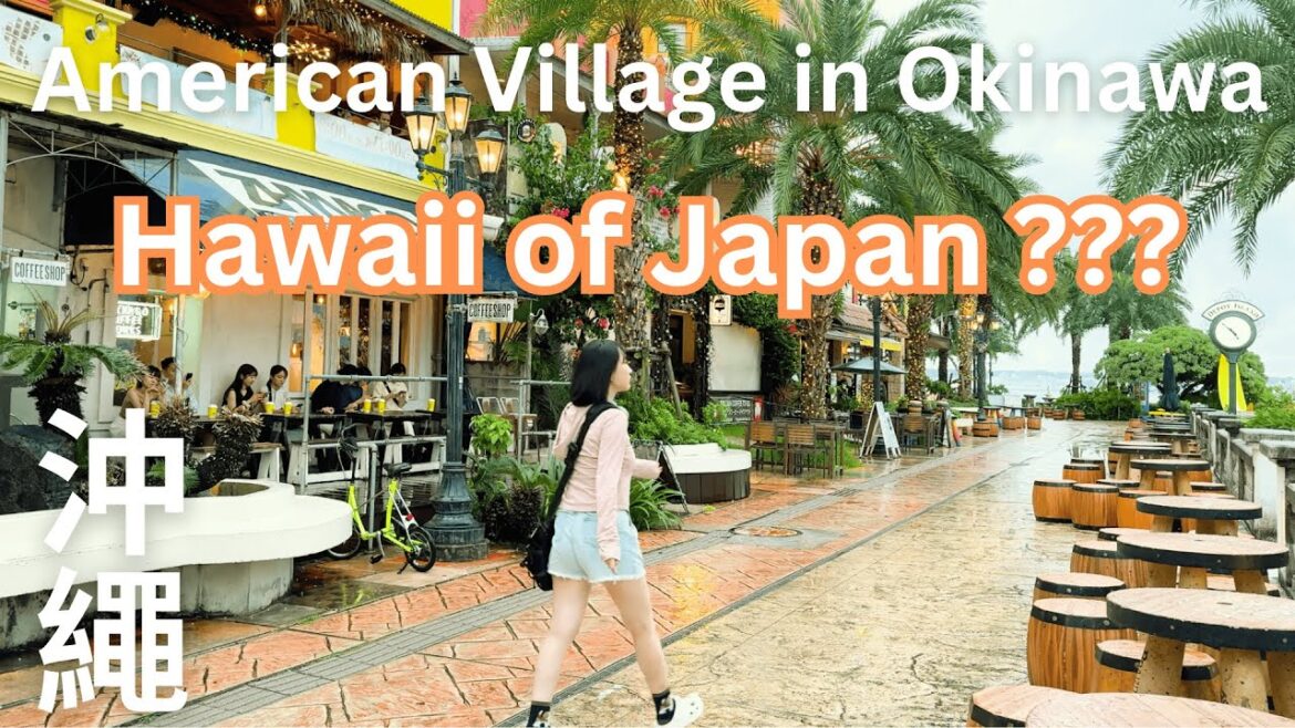 An Americanized Large Entertainment District in Okinawa, Japan An Americanized Large Entertainment District in Okinawa, Japan