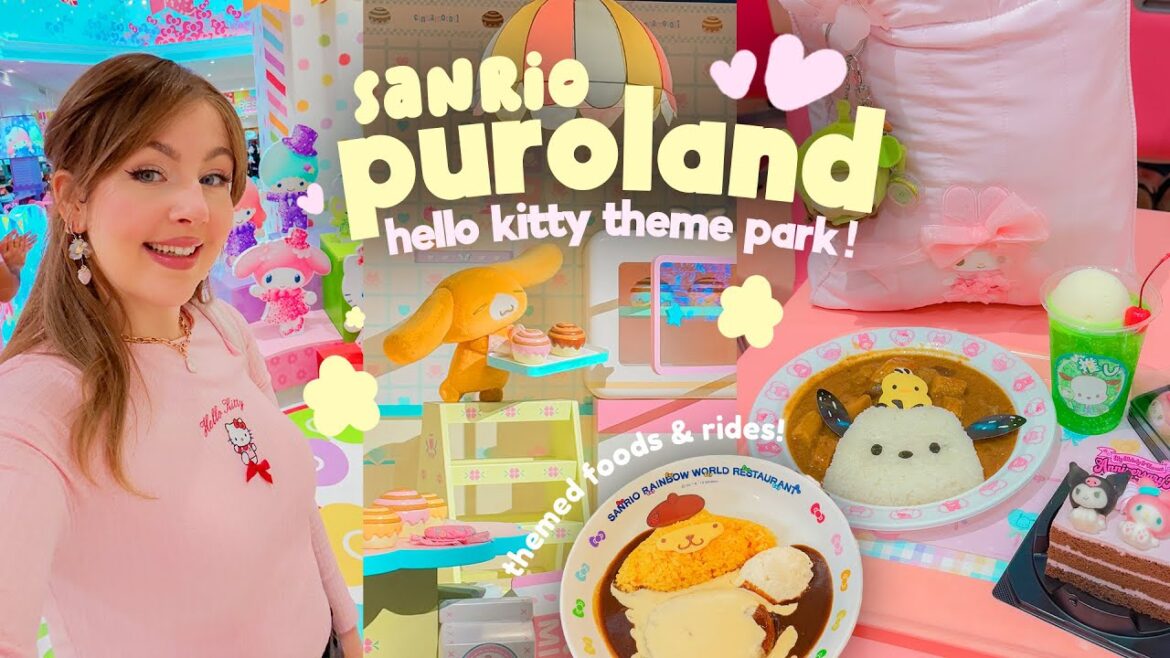 WE WENT TO SANRIO PUROLAND FOR THE FIRST TIME 🇯🇵 Hello Kitty Theme Park in Tokyo! | Japan Vlogs