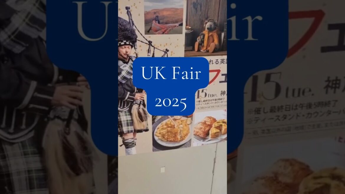 🇬🇧  British Fair 2025 Kobe, Japan | UK Food & Culture at Hankyu Department Store, Sannomiya