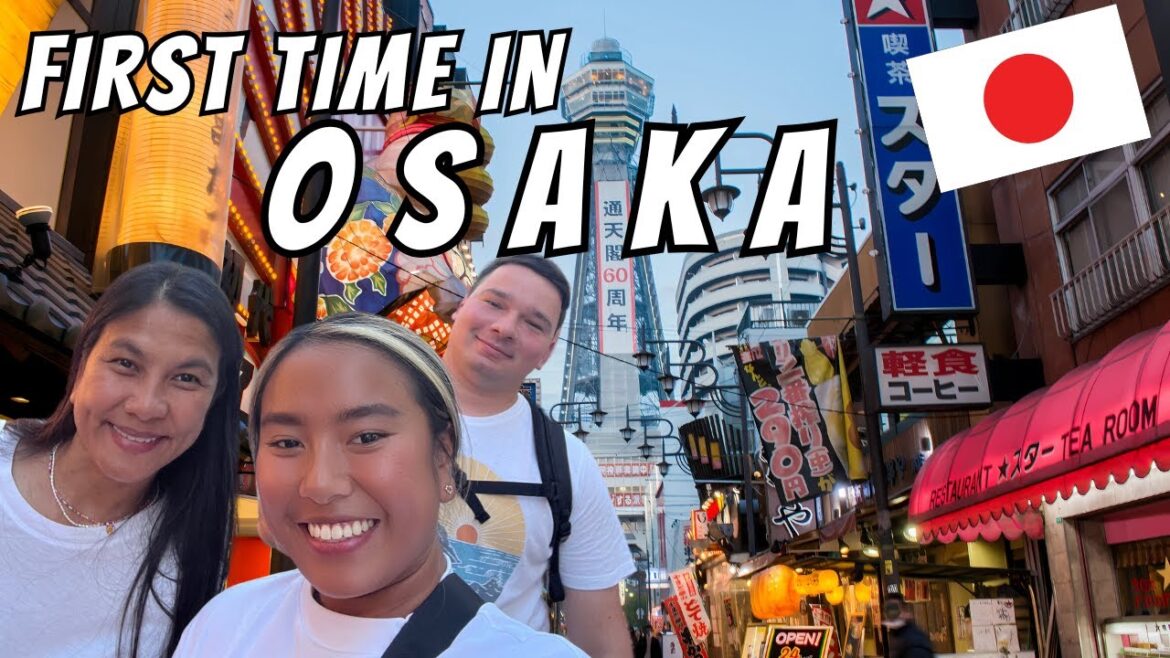 Exploring OSAKA - Street Food Markets (Shinsekai Alley) and Shopping!
