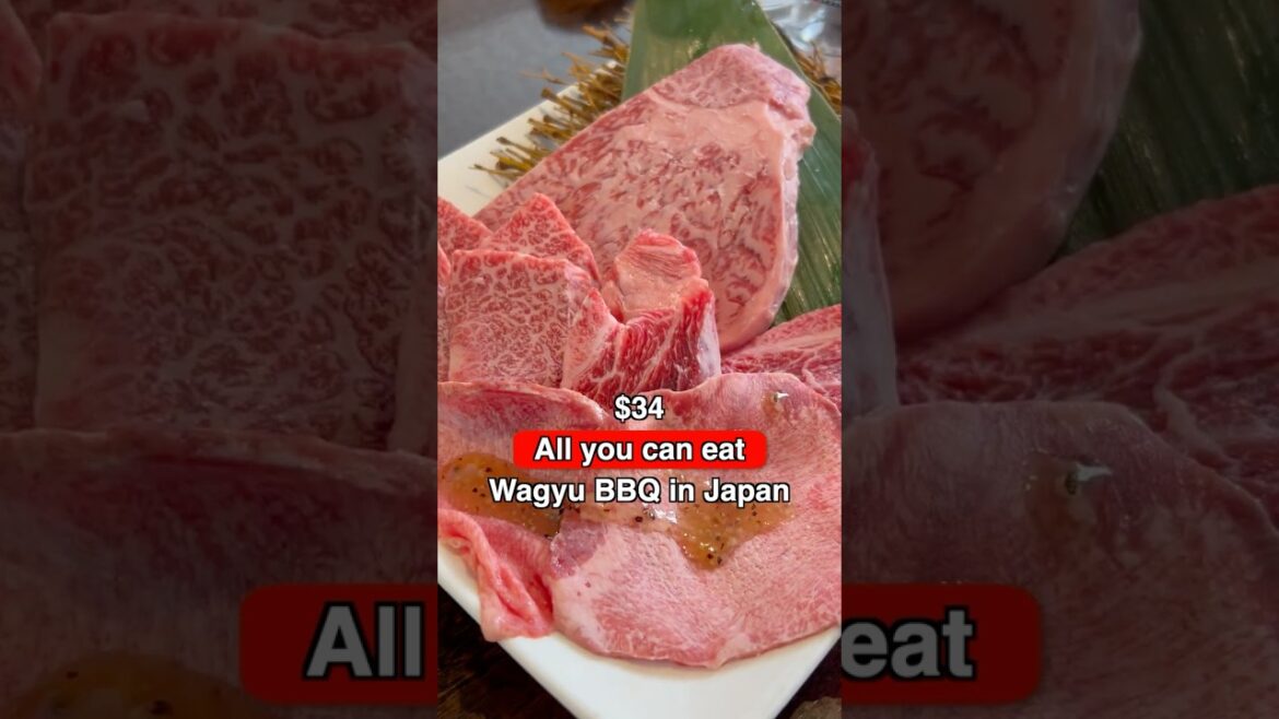 Unlimited Wagyu for $34?! Only in Japan 🇯🇵🔥