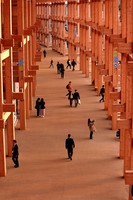 People walk around the venue of the Expo 2025 Osaka, Kansai in Osaka's Konohana Ward, April 16, 2025, on the fourth day of its opening. (Mainichi/Rintaro Nagasawa)