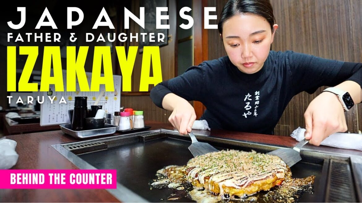 Behind the Counter at a Japanese Father & Daughter Izakaya Restaurant
