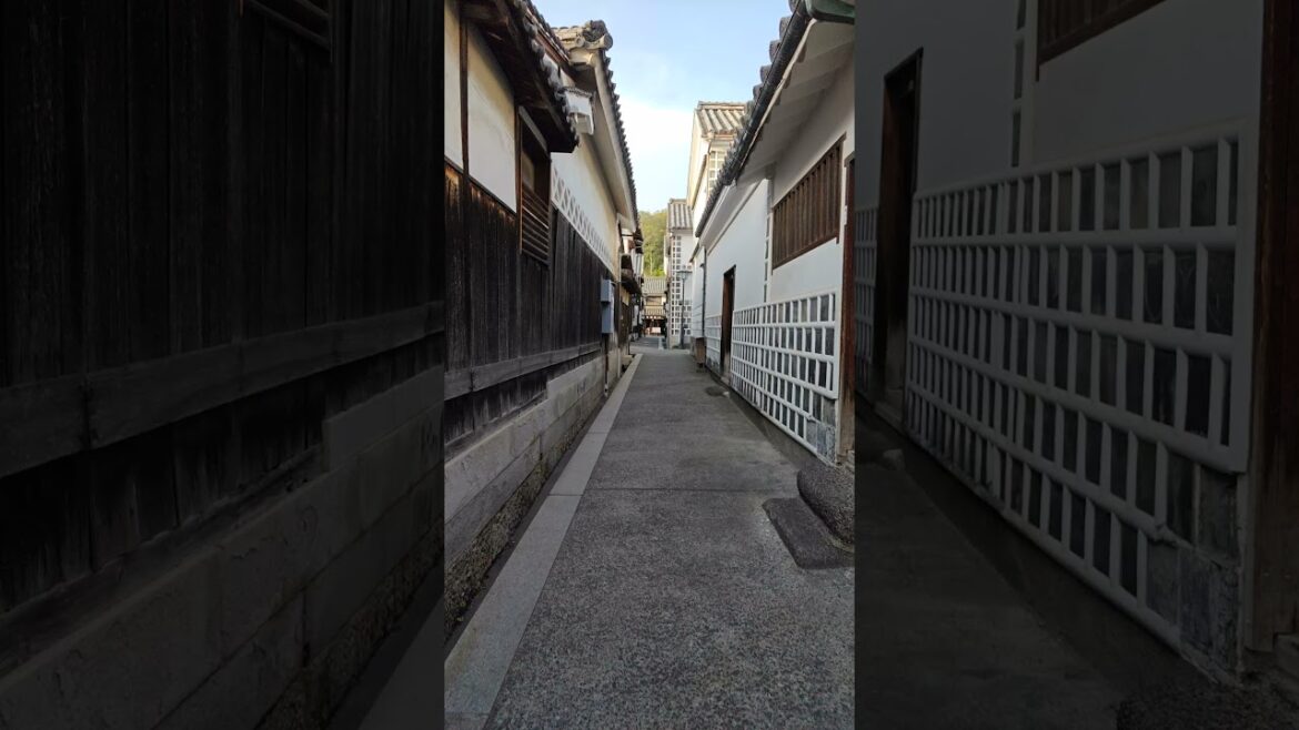 しらかべの路地裏を歩く　#倉敷美観地区 #倉敷市 #路地裏 #しらかべの街