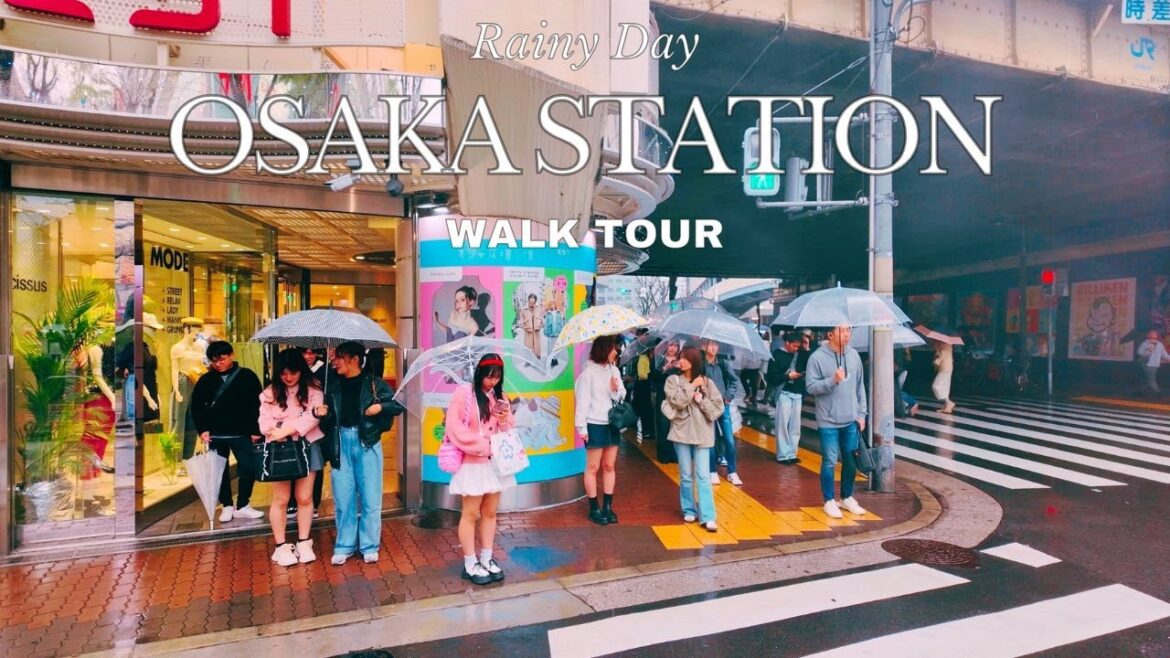 [4K] OSAKA STATION WALK TOUR || OSAKA JAPAN