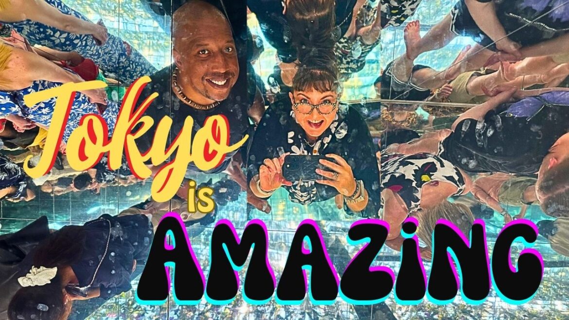 Wagyu, Unagi & Goldfish?! 🐟🍓 Tokyo’s Coolest Day at Tsukiji  Market & Art Aquarium