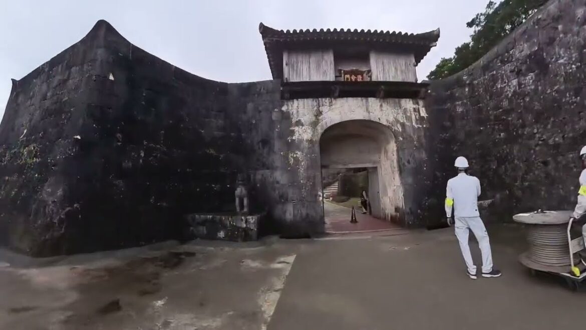 Japan, Okinawa: Shuri Castle April 2025