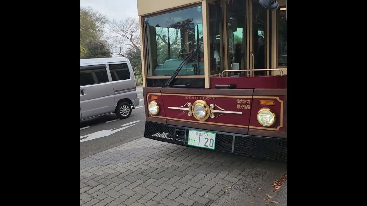 Sendai Loop Bus (waiting) #sendai #japan  #automobile