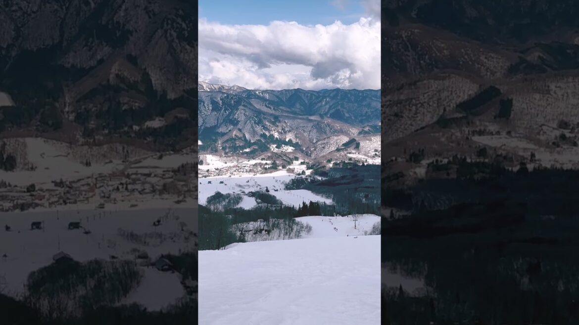 日本4月長野栂池高原滑雪場山頂仍在飄雪❤️ Snow is still falling at the summit of Tsugaike Kogen Ski Resort  in April
