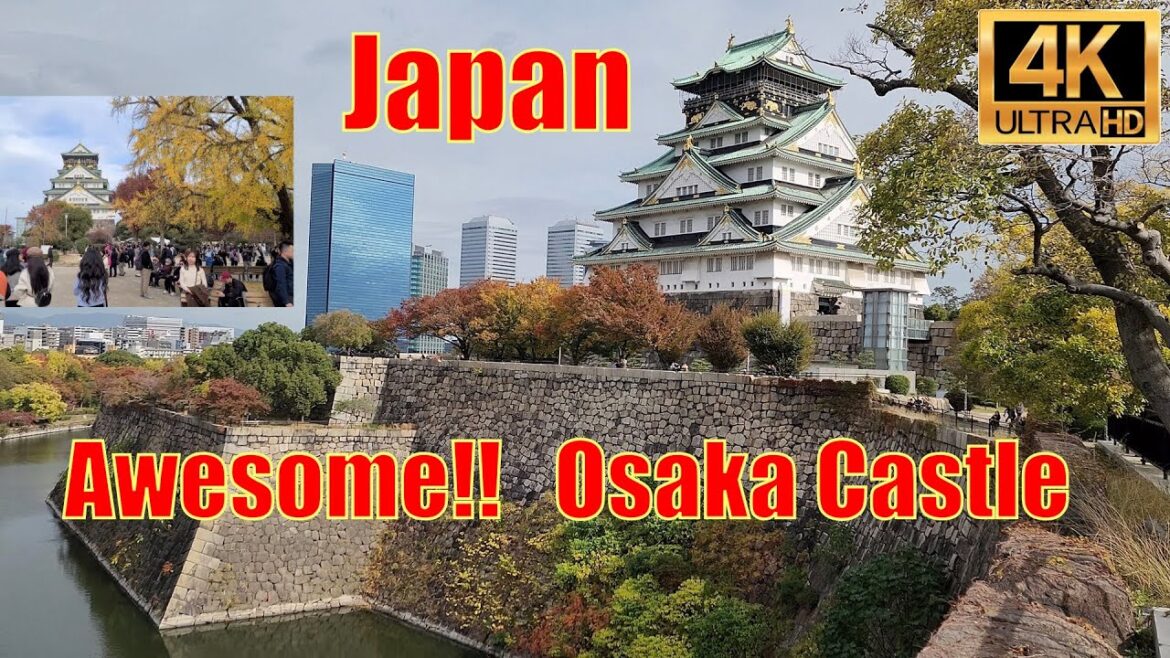 MAGNIFICENT!! Osaka Castle, JAPAN
