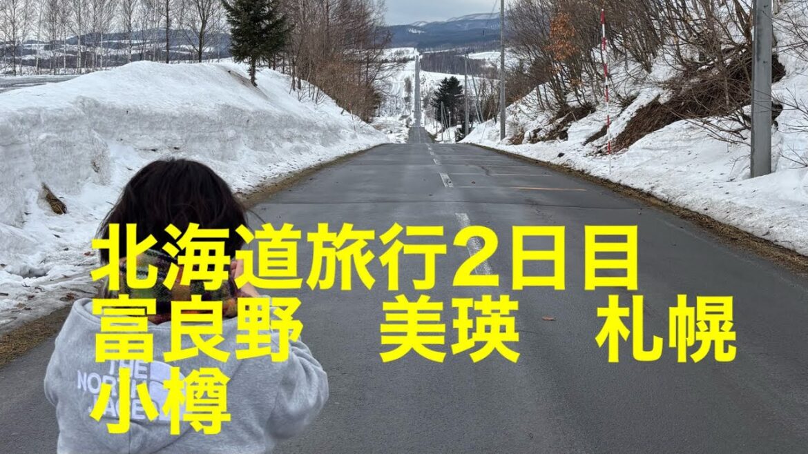 北海道旅行2日目　3/22 富良野　美瑛　札幌　小樽