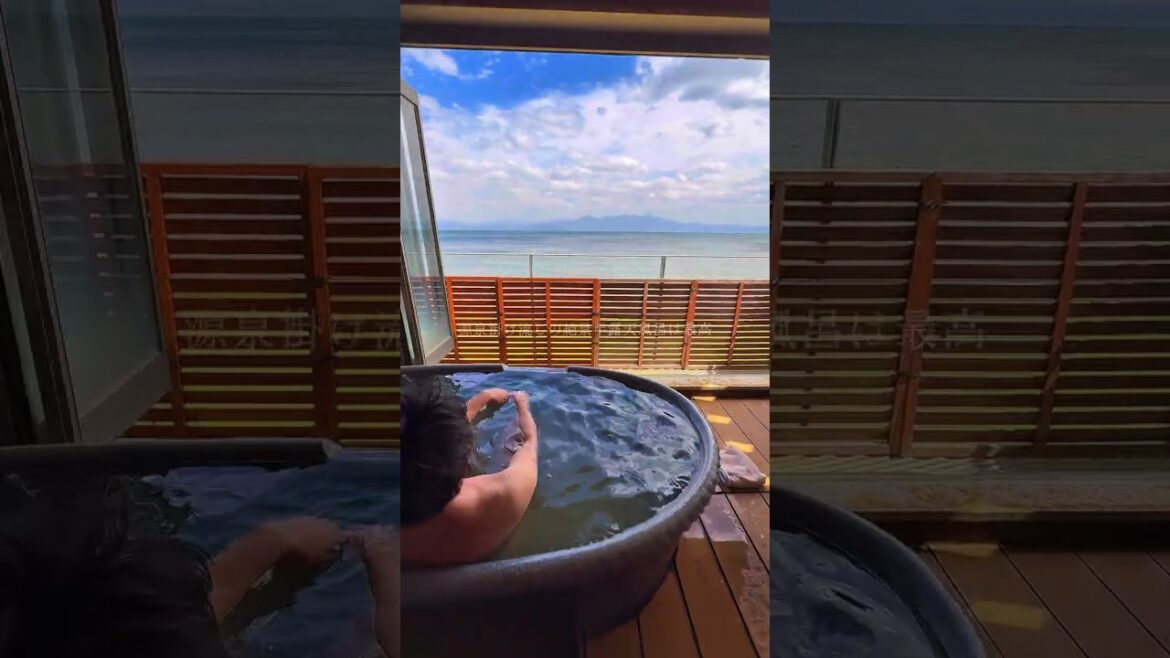 【鹿児島温泉】1部屋限定‼︎ 実は、9割の方が知らない!錦江湾を一望できる貸切半露天風呂#shorts 【鹿児島温泉】1部屋限定‼︎ 実は、9割の方が知らない!錦江湾を一望できる貸切半露天風呂#shorts
