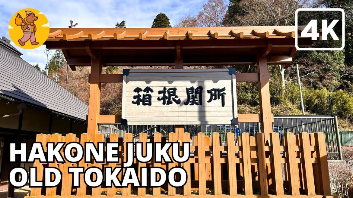 4K Hakone Walking Tour | Kanagawa Japan 旧東海道五十三次の旅