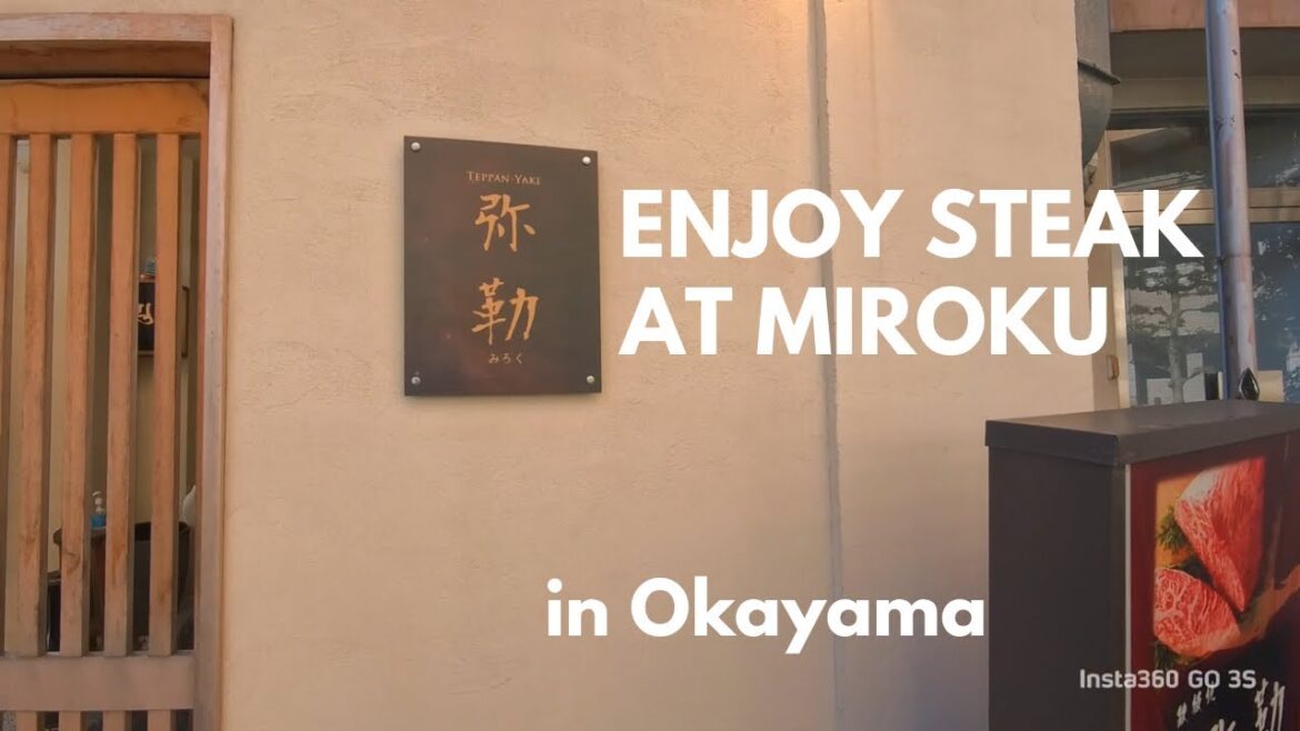 Enjoy Olive-fed Beef from Shodoshima at Teppanyaki Restaurant "Miroku",Japan
