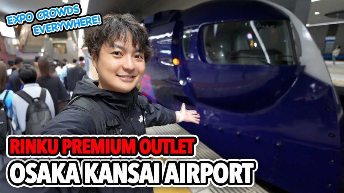 Expo Crowds Take Over Kansai Airport! Is Osaka Rinku Premium Outlet worth visiting? Ep.565