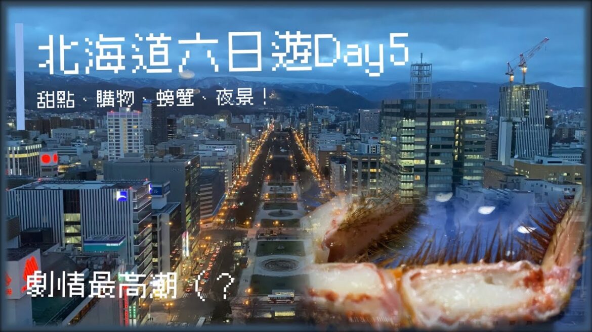 北海道六日遊Day5 北海道大學、北菓楼泡芙、狸小路商店街、蟹本家螃蟹大餐和札幌電視塔夜景！