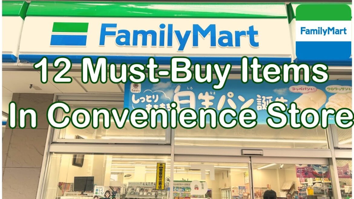 TOP 12 Must-Buy Items of Convenience Store(Family Mart) in Japan! | Shopping Guide in Japan🏪 TOP 12 Must-Buy Items of Convenience Store(Family Mart) in Japan! | Shopping Guide in Japan🏪
