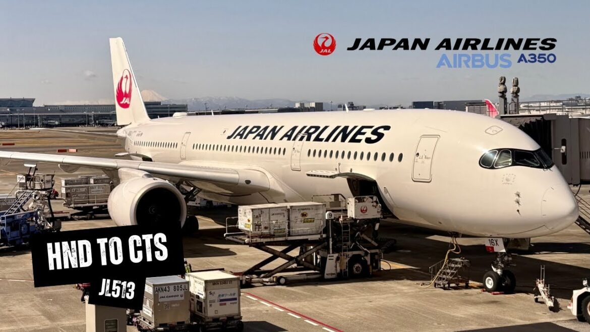 JAPAN AIRLINES A350-900 JL513 First Class - Tokyo Haneda To New Chitose, Weekend In Sapporo (4K)