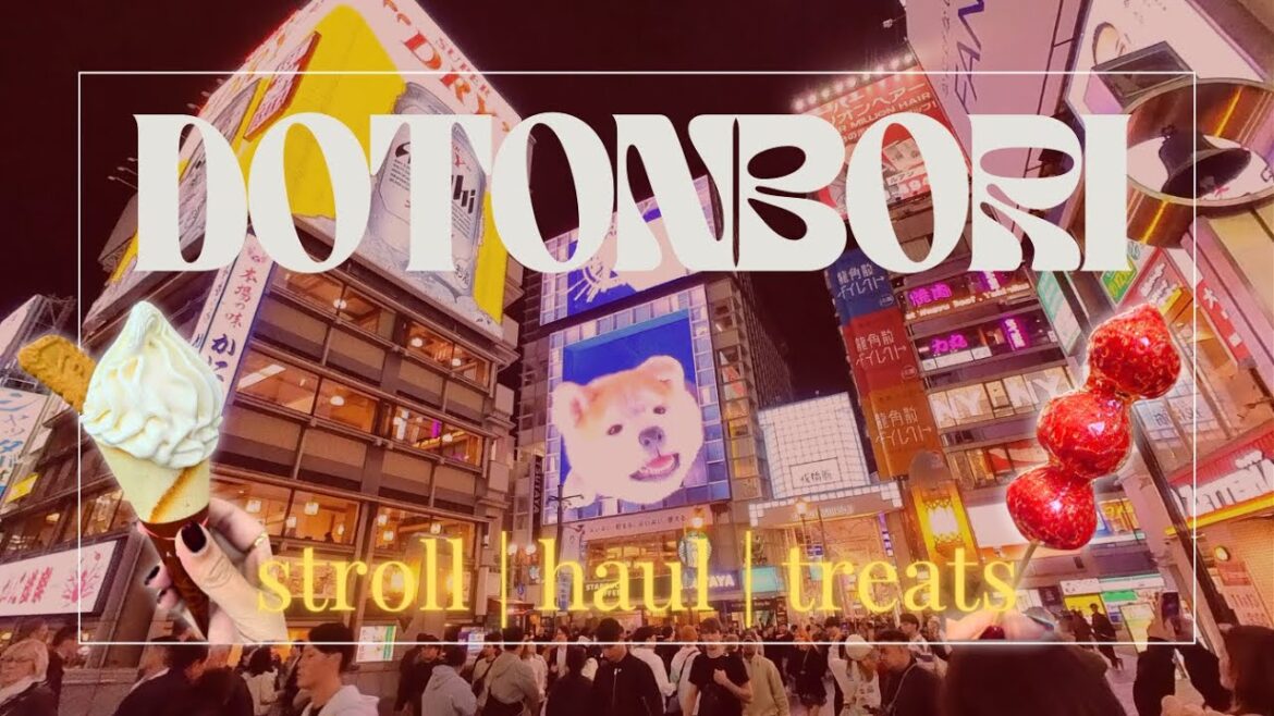 Exploring Osaka: Don Quijote Haul | Dotonbori Finds | Strolling + Shopping + Surprises! 🍜🧳🍦🐶