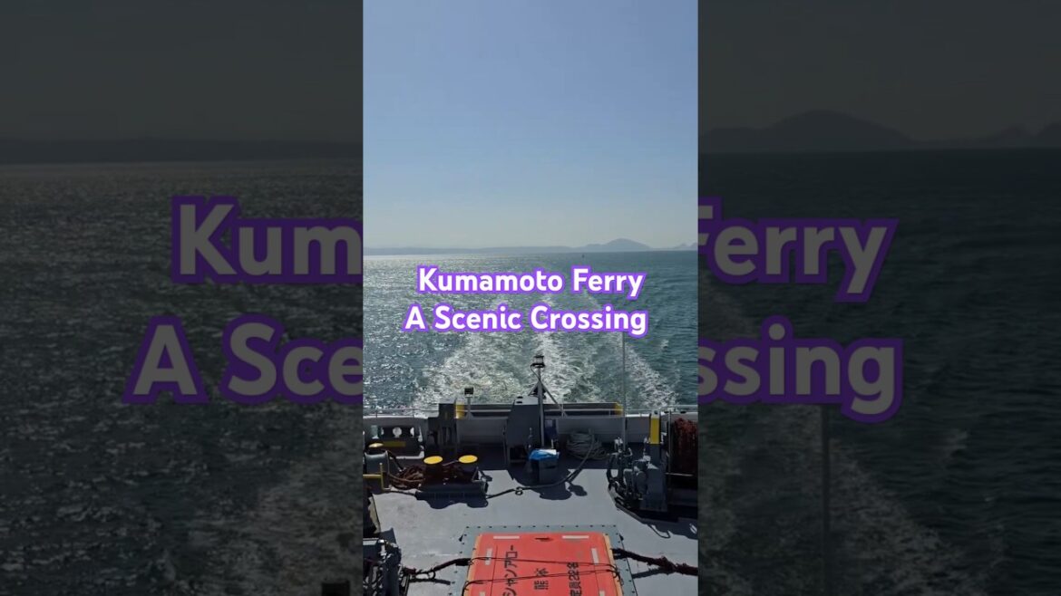 Kumamoto Ferry: A Scenic Crossing #japan #travel #ferry #seagulls