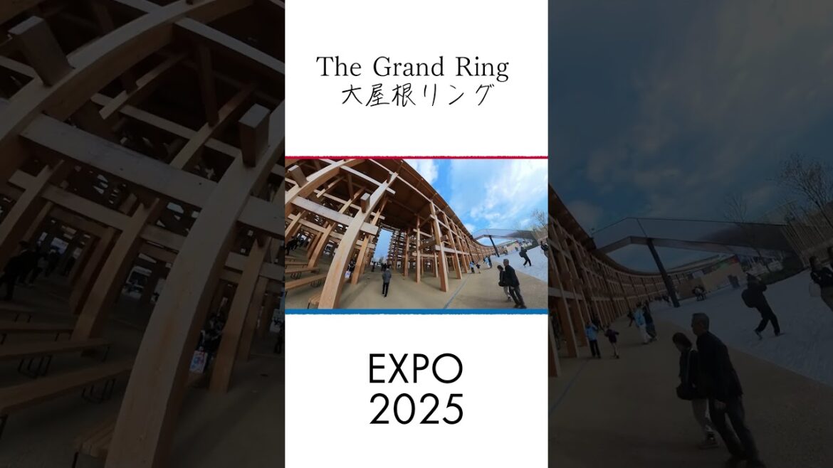 The Grand Ring #大屋根リング #expo2025 #大阪万博 #osakaexpo #TheGrandRing #worldexpo #ExpoWalk #expo散歩