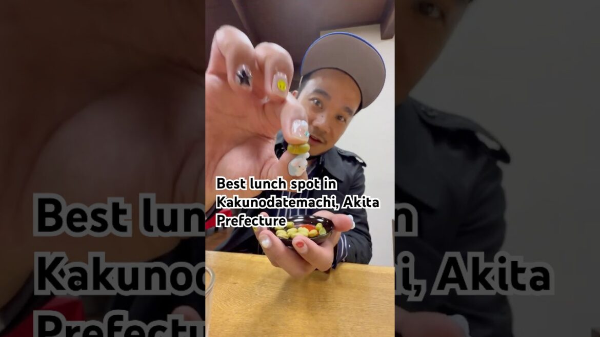 Best Lunch spot in Kakunodatemachi, Akita Prefecture 🇯🇵✈️🗾 #foodieguide #soba #ayu #sakura
