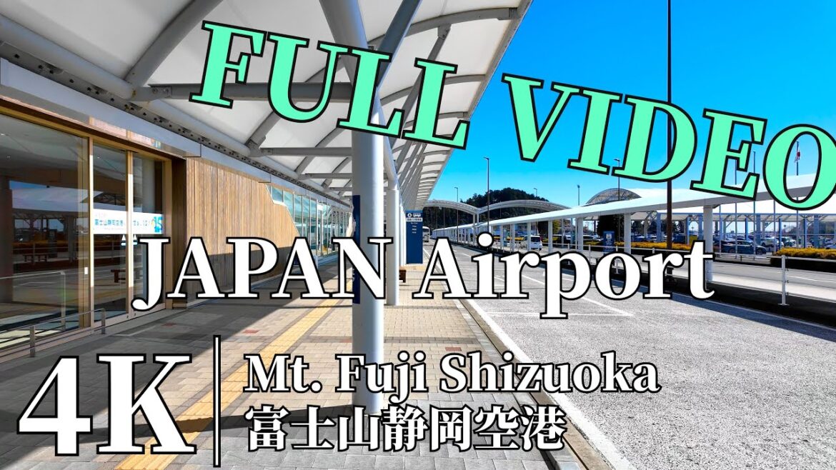 Mt. Fuji Shizuoka Airport | Full Walkthrough: Shops, Lounge, Sky Deck & More [4K Japan Airport Tour]