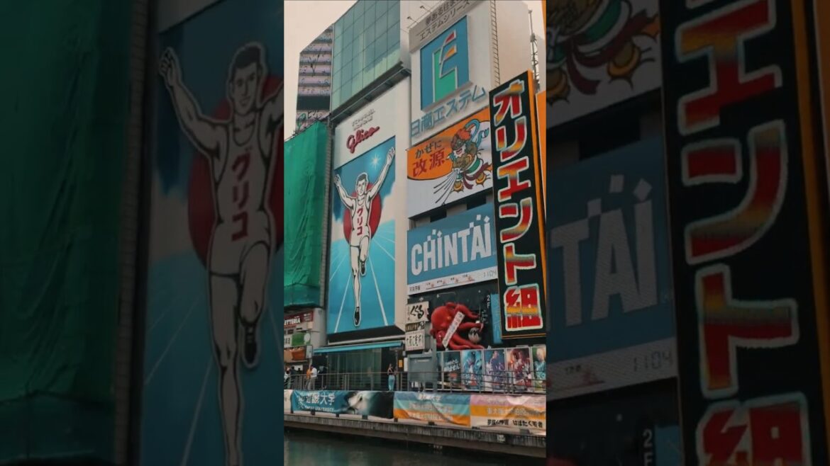 Osaka City Reel #Osaka #Japan #reels #shorts #shortsviral #shortsfeed
