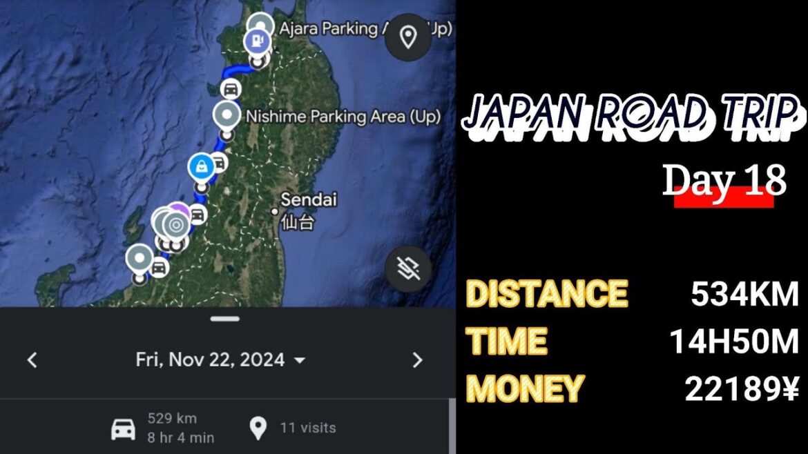 일본 주부 자동차 여행 (니가타 센베이 왕국, 니이츠 철도 박물관) | 한국차로 일본 전국일주_18일