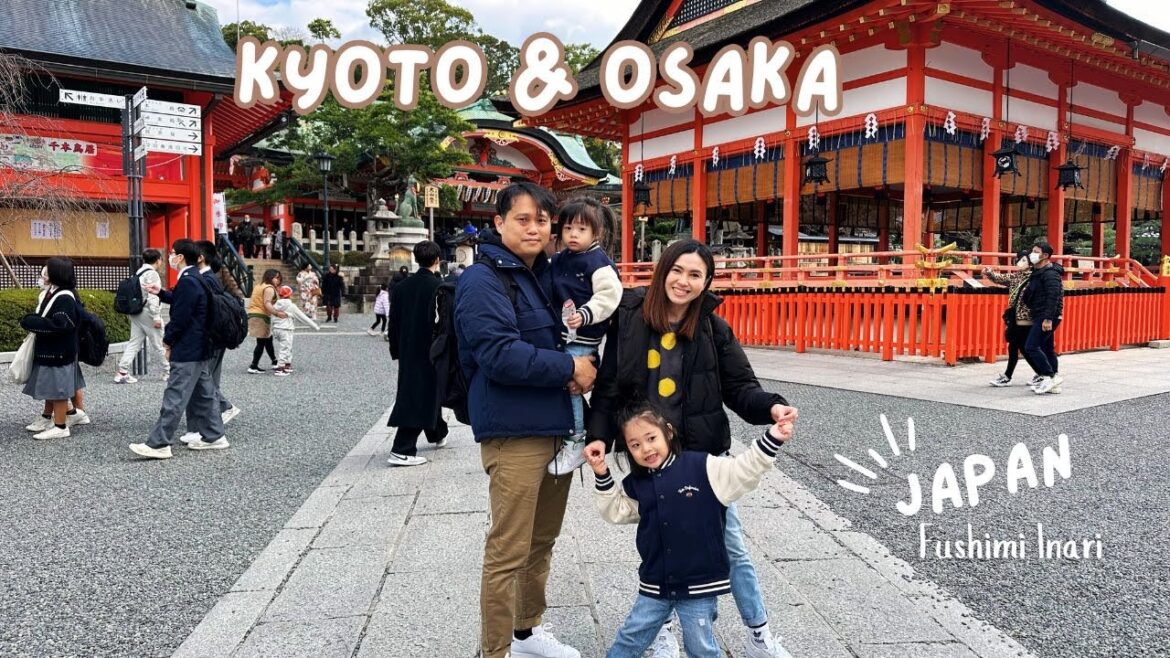 Kyoto & Osaka Trip Part 1 - We visited FUSHIMI INARI | JAPAN VLOG