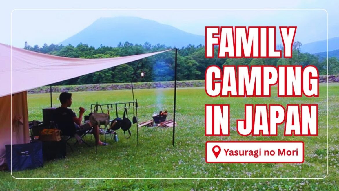 Family Camping in Nagano | Yasuragi no Mori Campsite ⛺️ 長野の癒しキャンプ場 | Japan Nature Aesthetic Vlog
