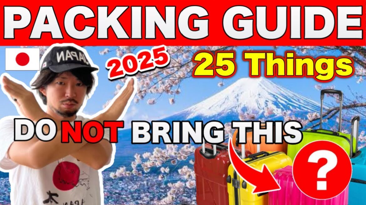 The Ultimate Japan Packing List: 2025 Edition | Don't Make the Same Mistakes | JAPAN GUIDE 2025 2025
