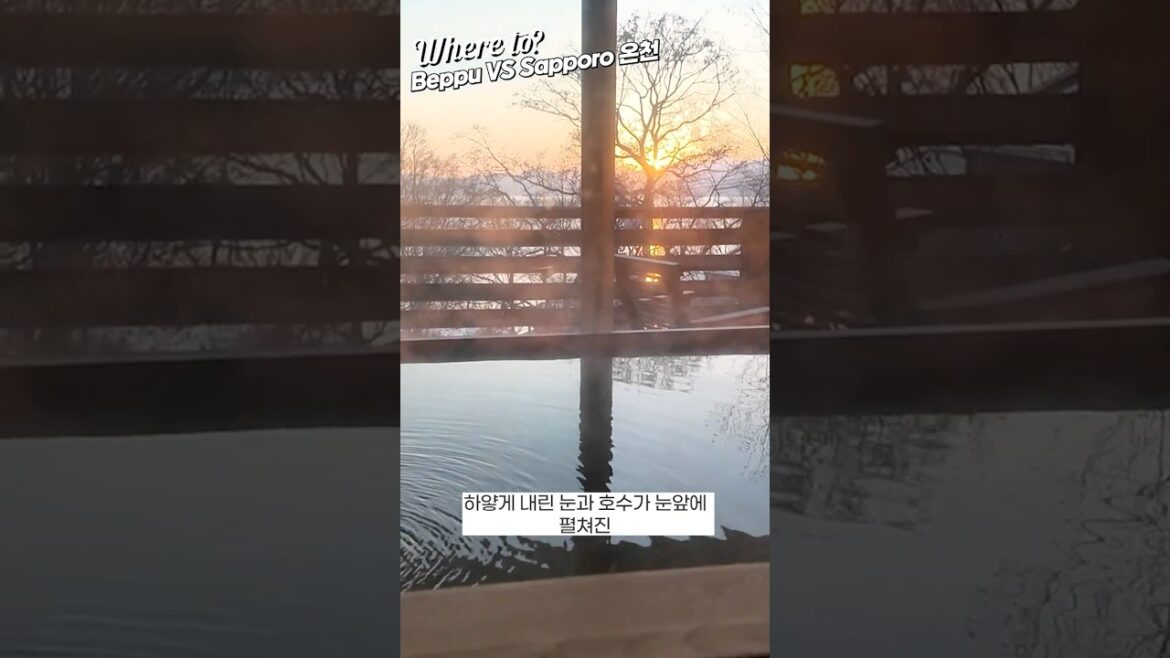 Where to? 온천? 벳푸 vs 삿포로 #shorts