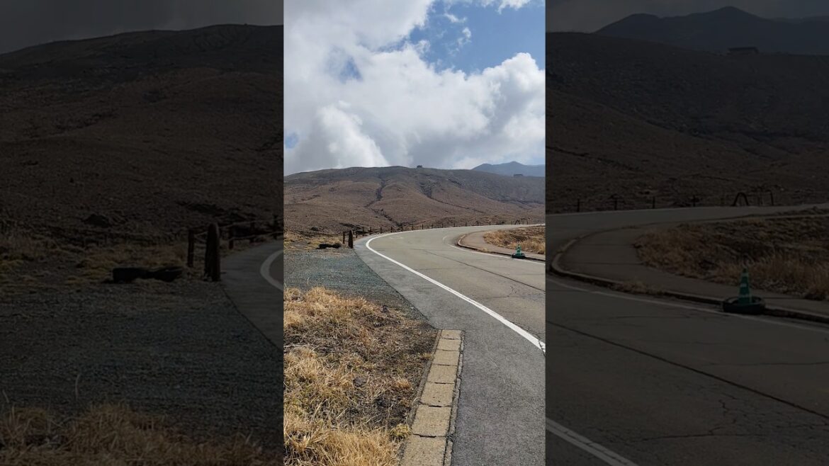 Aso, Japan 🇯🇵 #japan #kyushu #japanese #aso #kumamoto #volcano #mountain