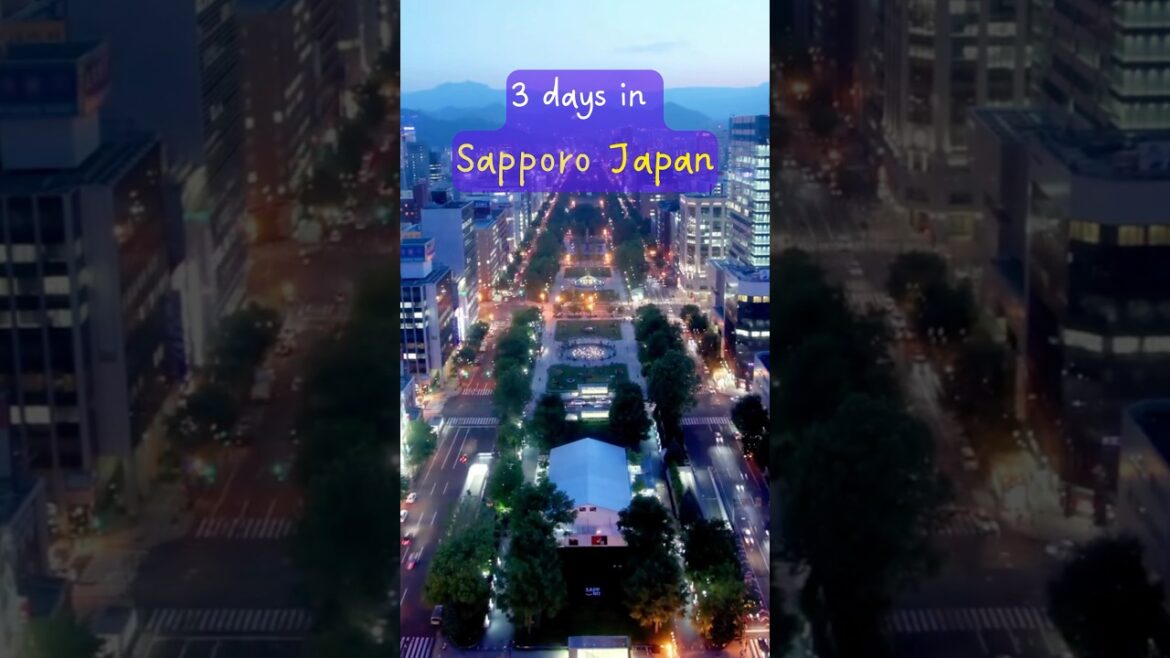 Sapporo Japan | Sapporo 3 Days Itinerary | Things to do in Sapporo Japan | Sapporo Travel Guide Sapporo Japan | Sapporo 3 Days Itinerary | Things to do in Sapporo Japan | Sapporo Travel Guide