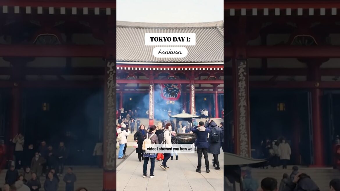 One Day in Asakusa, Tokyo:  Senso-ji, Nakamise-dori, Conveyor Belt Sushi and More! (TOKYO DAY 1)
