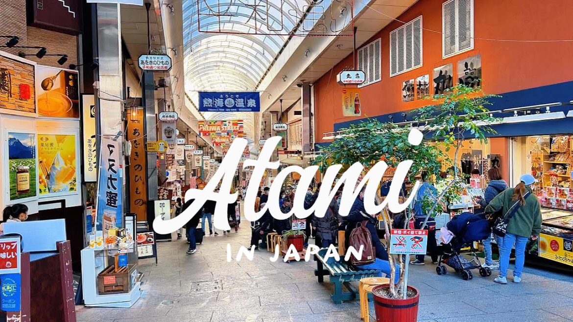 Walking Tour in Atami, Japan 🇯🇵 | Retro Streets, Onsen Views & Seaside Strolls