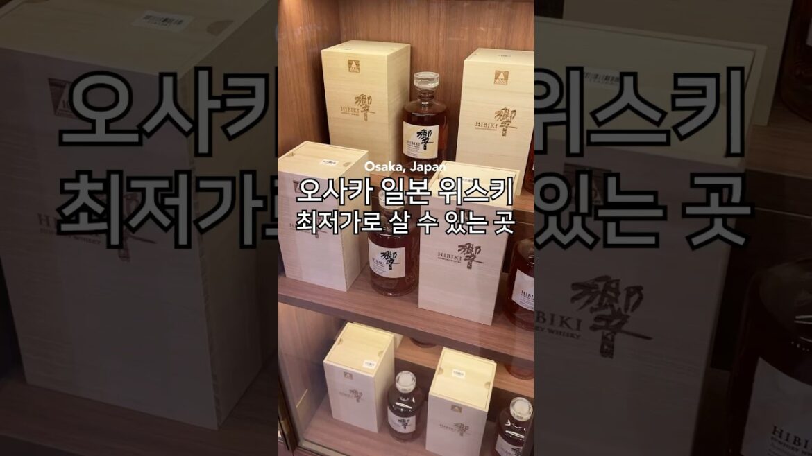 오사카에서 일본 위스키 가장 싼 곳 Cheapest Place to Buy Japanese Whiskey in Osaka