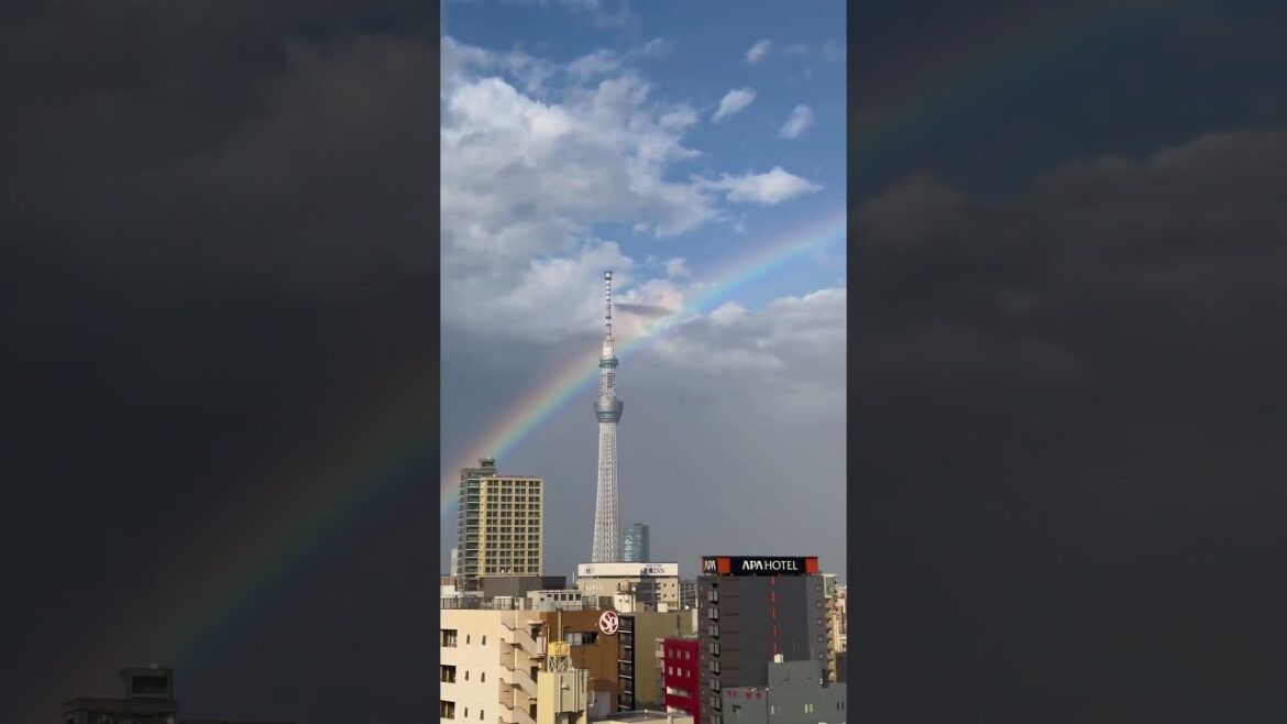 A Quick Rain Made Tokyo Skytree Magical A Quick Rain Made Tokyo Skytree Magical