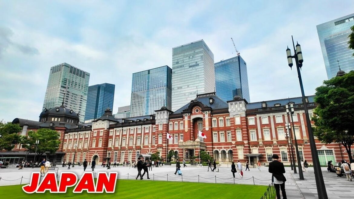 [4K] From Imperial Outer-garden to Tokyo Station walking || TOKYO, JAPAN ||
