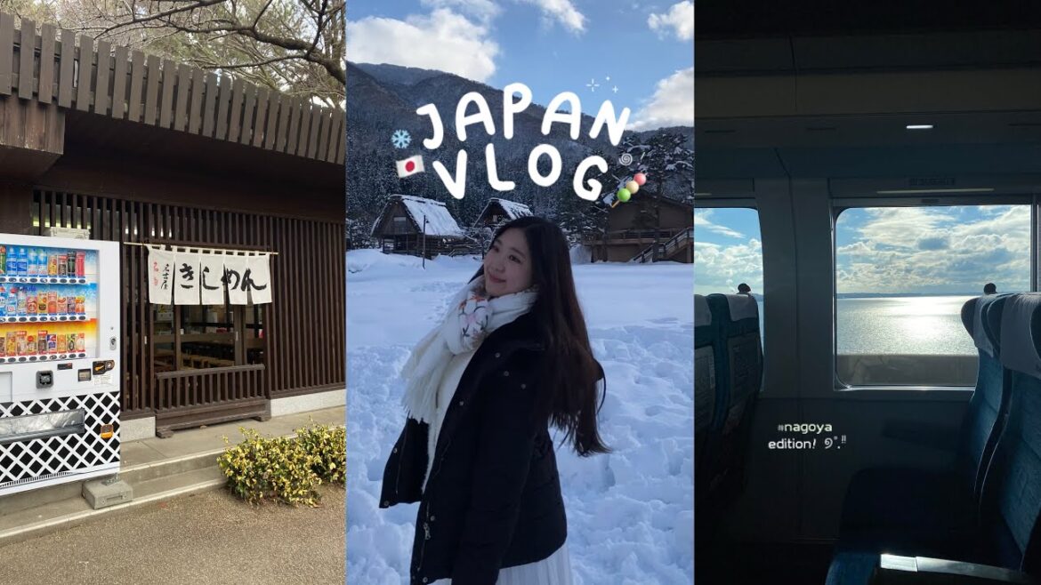 JAPAN VLOG🍡| Nagoya, what I eat in Japan, Gifu day trip, Shirakawa-Go