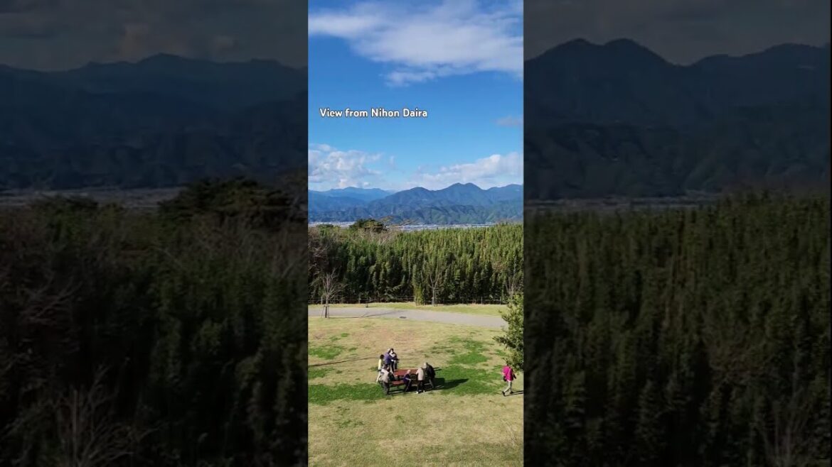 The view from Nihon Daira in Shizuoka Prefecture